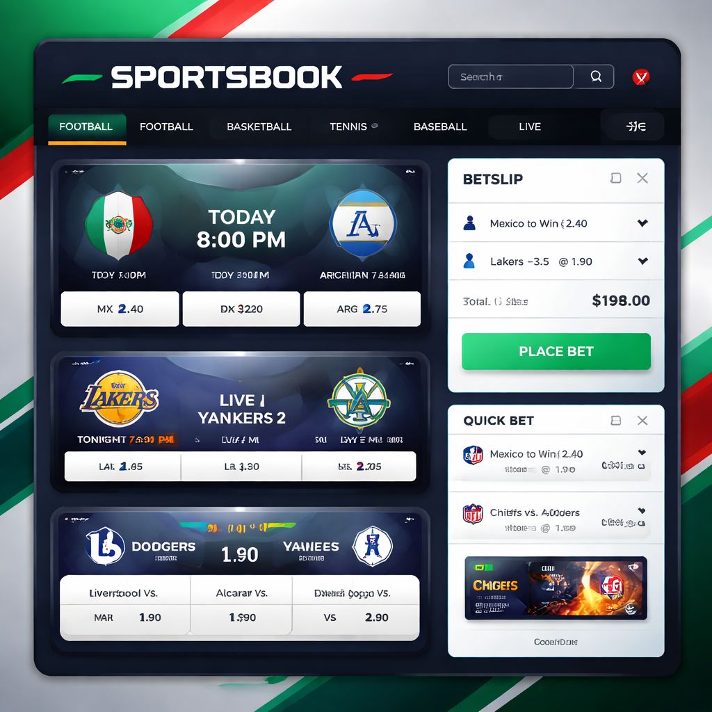 Resumen de apuestas deportivas en línea MEXBOSS para jugadores en México