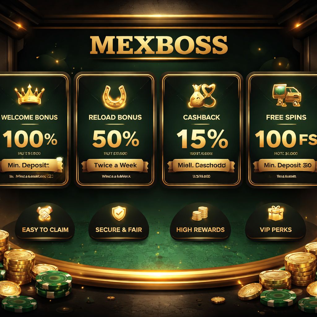 Promociones de casino MEXBOSS y condiciones de bonos explicadas