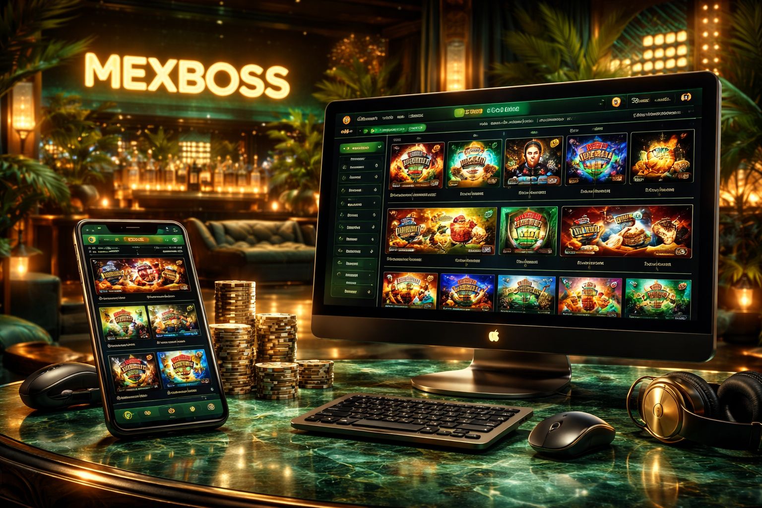 Pantalla principal de juego de MEXBOSS Casino para jugadores en México